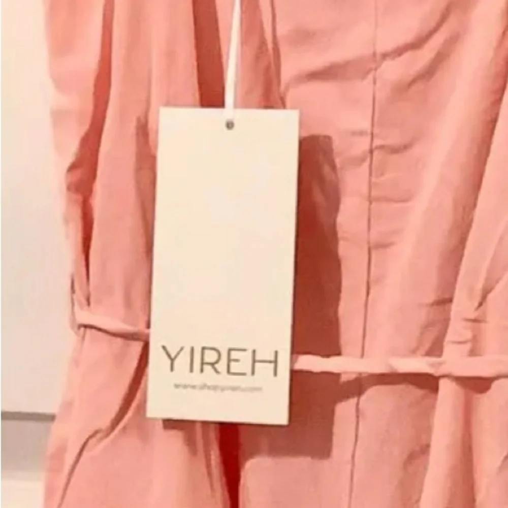 YIREH ROMPER (Hawaii Designer, NEW WITH TAGS NEVER WORN)- Coral/Peach Color - Picture 8 of 9